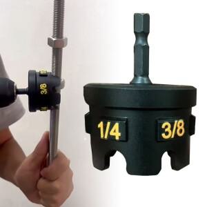 속이 빠지는 너트 및 볼트 제거용 메탈 지퍼 드릴 부착물 전선관 랙 소켓 렌치용 추출 도구