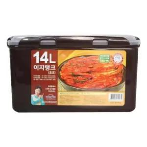 초코 이지탱크 김치통 14L 김장 밀폐용기 보관 용기 냉장고