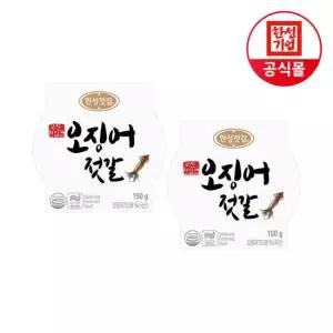 한성기업 한성젓갈 오징어젓갈 150g X 2개