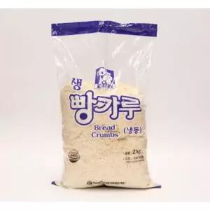 부드러운 젖은빵가루 2kg/대용량빵가루/빵가루/가루/튀김/튀김빵가루/건식빵가루/돈까스가루/돈까스만들기