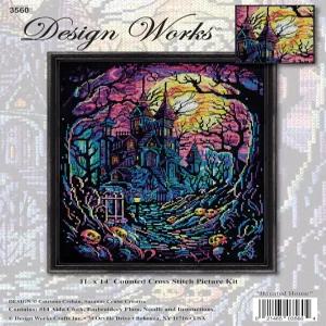 유령의 집 카운트 크로스 스티치 키트