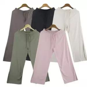 [라일리여성의류] Rly 올데이 디유스 니트립 통바지 밴드바지 슬랙스 와