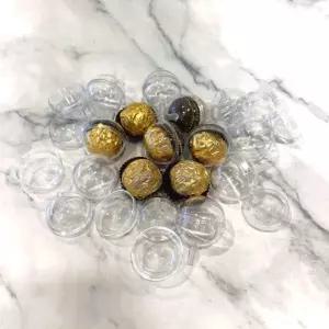 원형 사탕 초콜릿 꽃다발 포장 아크릴 케이스 10p