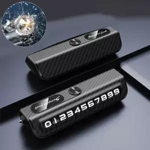 예홈카 자동차 비상 탈출 망치 차량 주차 전화 번호판 WFB3F81