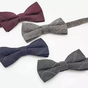 나비넥타이 남성 보타이 보우타이 컬러 체크 C 넥타이 WECAA51
