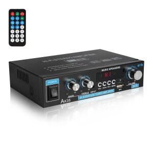 리모컨이 있는 시어터 오디오 스테레오 시스템을 위한 FM 라디오 USB SD 카드 입력이 앰프 블루투스 리시버 100Wx2 듀얼 채널 스피커