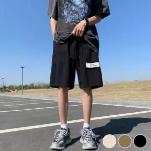 [골드스마일]남성용 와이드핏 허리밴딩 빅포켓 코튼 반바지 여름팬츠