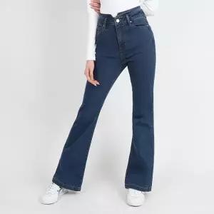 게스 게스 여성 청바지 약기모 플레어 붓컷 다크블루 ON3D1127 376773