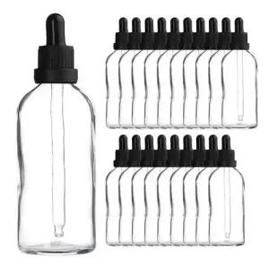 블랙 잠금캡 100ml 20개 스포이드 투명 공병 향수용기 WEE81C4