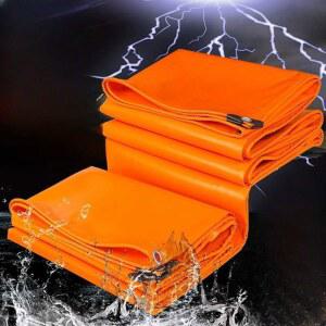 주황색 방수천 10x10미터 빗물막이 야외 단열 그늘막