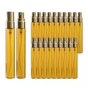 향수용기 골드 브라운 스프레이 공병 10ml 20개 알루 WEE689D