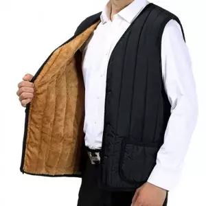 (선택 킵웜 패딩융털조끼(블랙FREE))KEEP WARM 남녀공용 남성 여성 패딩 융털조끼 방한 털조끼 등산 낚시