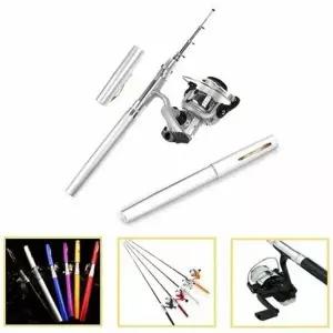 스피닝릴 미니 낚시 로드 랜덤컬러 낚시장비