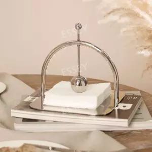 스테인레스 고정 티슈 홀더 냅킨 케이스 커버 거치대 철재