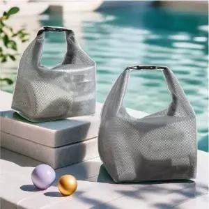 (색상 GS002548 아쿠아방수파우치 그레이)이거찜 방수력 끝판왕 메쉬 아쿠아 방수파우치 수영가방 방수백