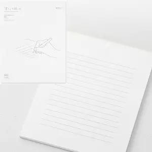 미도리 편지지 편지세트 MD 레터 페이퍼 가로줄A 코튼