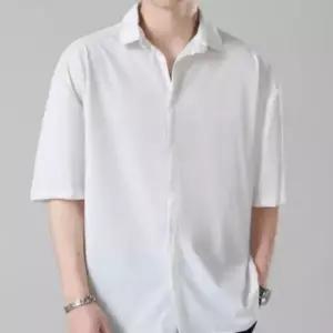 [골드스마일]여름용 남성 루즈핏 캐주얼 셔츠 남자 남방