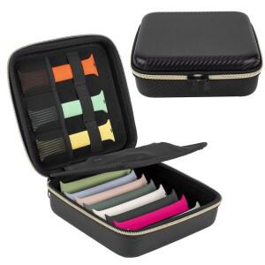 [호환품]시계 밴드 보관 운반 케이스 대부분의 스트랩 크기에 맞는 38개의 액세서리 정리함