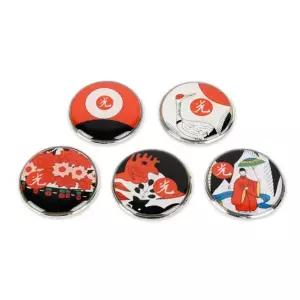 [골드스마일]겜프 오광 볼마커 세트 골프용품 5개 1세트