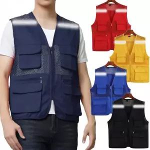 여름 메쉬 작업조끼 망사 안전조끼 현장용 경량 작업복 여름용 조끼