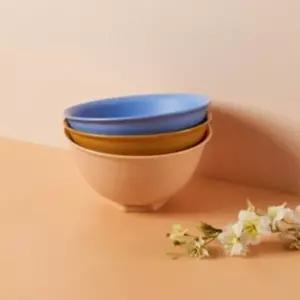 믹싱용 다용도 머스타드 컬러 볼 그릇