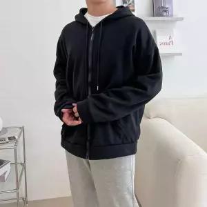 기모 안감 남성 오버핏 후드 집업 점퍼 남자 겨울 아우터