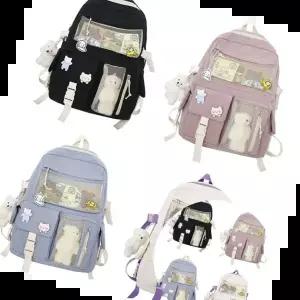 백팩 10대 캐주얼 고등학생 책가방 유행 가방