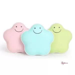 위플 손난로 스카이블루 스마일 USB 별모양 충전식uvw609