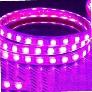 12V 차량 LED 바 핑크 튜브 타입 5M 1롤 자동차 DIY