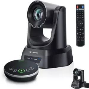 블루투스 스피커폰 및 마이크 20배 광학 줌 교회 예배 회의 스트리밍을 USB3.0 HDMI LAN PoE 전원 카메라를