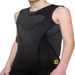 축구 야구 소프트볼 럭비를 위한 DGXINJUN 청소년 패딩 가슴 갈비 보호대 하트 가드 키드 보이 여자 조끼