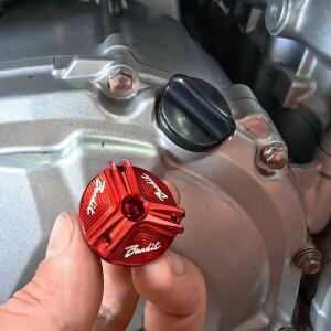 바이크 오토바이 액세서리 CNC 알루미늄 엔진 오일 필러 플매트 카펫 러그 캡 나사 SUZUKI Bandit650 400 6