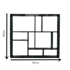 DIY 정원 건물 장식 플라스틱 경로 제조기 수동 금형 시멘트 벽돌 콘크리트