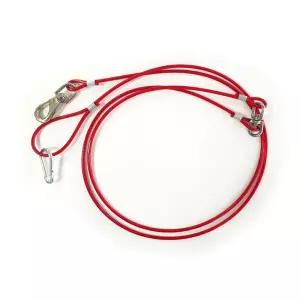 꼬임방지 6mm 와이어줄 양고리 리드줄 강아지줄 산책 강아지리드줄