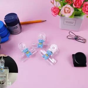 집게 문서 플라스틱 1P 곰돌이 소품