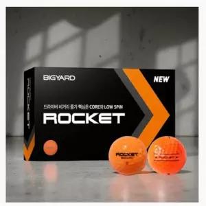 로켓볼 골프공 비거리 필드 장타공 360 퍼팅 라인 15개입 42.7mm