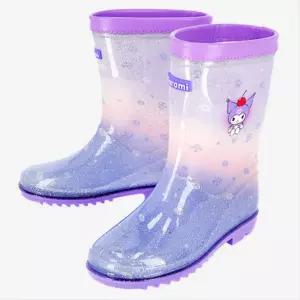 여아 쿠로미 반짝이 논슬립 중목장화 태풍 6세 5세아동 장마 4세