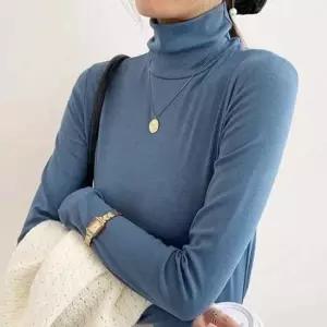 걸 스타일링 이지 기본템 코디레이어드 스타일 터틀넥 환절기 탑 레이어드이 너티패션목티