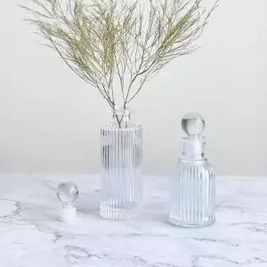 투명 유리 화병 꽃병 2size/크리스탈 엔틱 미니 예쁜 드라이플라워병