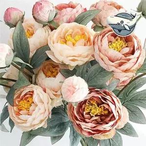 모던 인테리어 조화 꽃다발 생화같은 조화 화분 WFH6S73