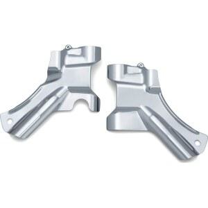 쿠랴킨 7833 모터사이클 액센트 액세서리: 2007-17 할리데이비슨 FL 소프트테일 모터사이클용 넥 커버, 크롬