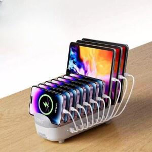 휴대폰 멀티 대용량 멀티충전기 C타입 카페 충전기 식당 타입 포트