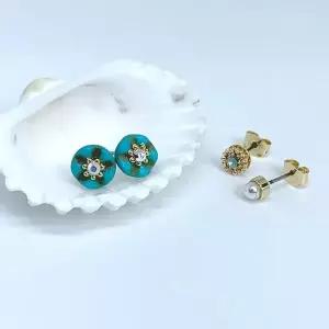 [하프클럽/알티피아](핸드메이드) 블루가든 귀걸이