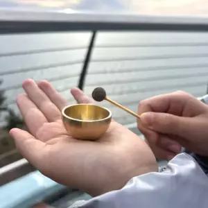 미니사이즈 싱잉볼 학교 명상 불교선물 장식품 명상종 요가종 휴식 선물 집중력향상 101309