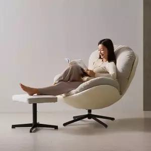 [CJ단독가격] 쉼온 다기능 안락 수유의자 패브릭 1인용소파 스툴 세트