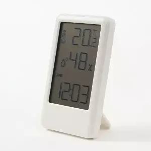 세련된 디자인 디지털 온습도계 알람 탁상시계