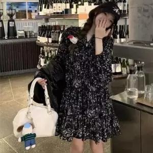 큐티원피스 쉬폰원피스 LL-D171 캉캉 A라 WFLMTVX