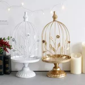 미엘르 스탠드 새장 대형 미니어쳐 카페 북유럽 엔틱 데스크테리어 선물용