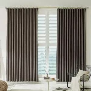 (코스트코제품) 프리미엄 커튼 모카&블랙 650 x (230/240) cm