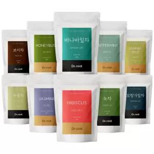 닥터루트 허브티 전통차 히비스커스,페퍼민트,자스민,캐모마일 레몬그라스외 16종 50티백